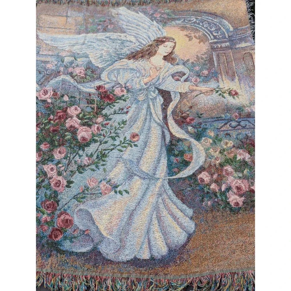 Angel of Love Tapestry Throw/Wall Hanging Angel by Lena Lui 54